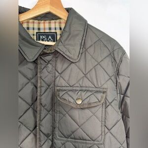 Jos. A. Bank Men’s Medium Barn brown  Chore Coat Tailored Jacket Corduroy Collar